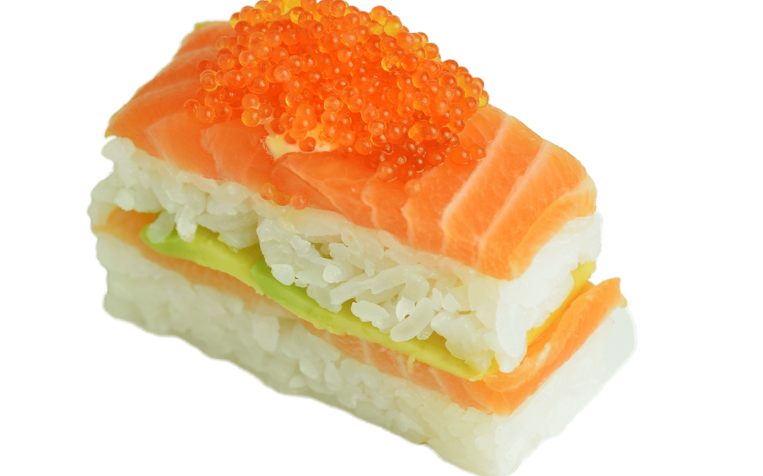 Oshi Sushi Zalm – 8 Stuks